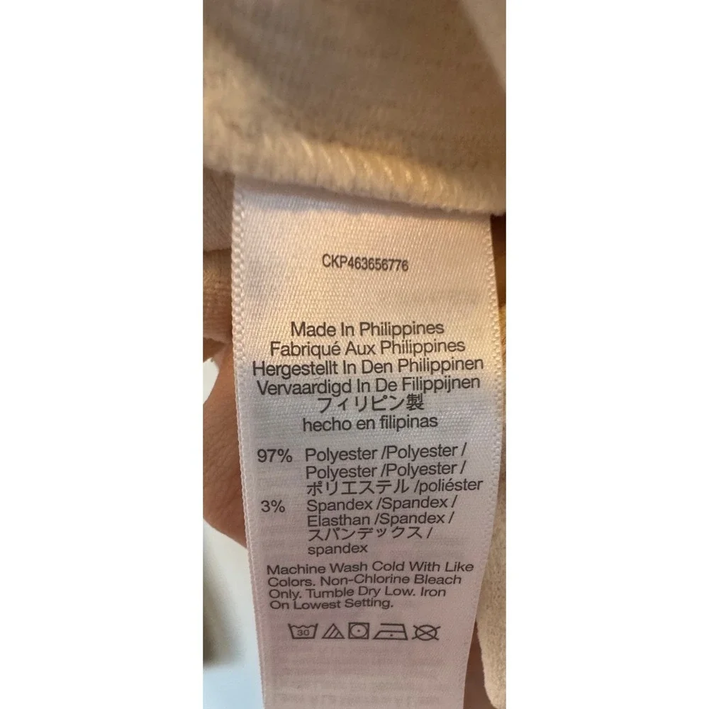 Madewell Cream Square Neck Long Sleeve Puff Sleeve‎ Blouse Top NN161 2X NEW